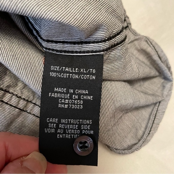 Urban Heritage Mens Long Sleeve Embroidered Shirt - Size XL - Picture 7 of 12